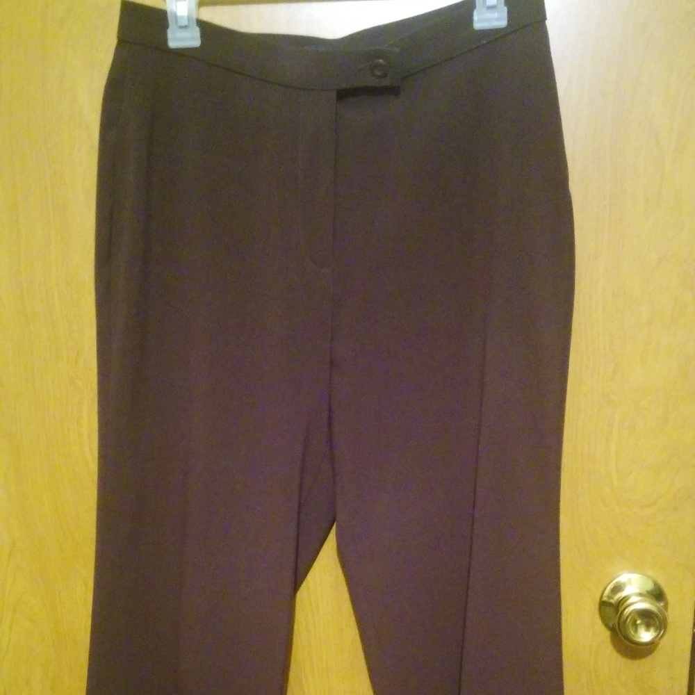 Haggar Brown Dress Pants Size 8 Short